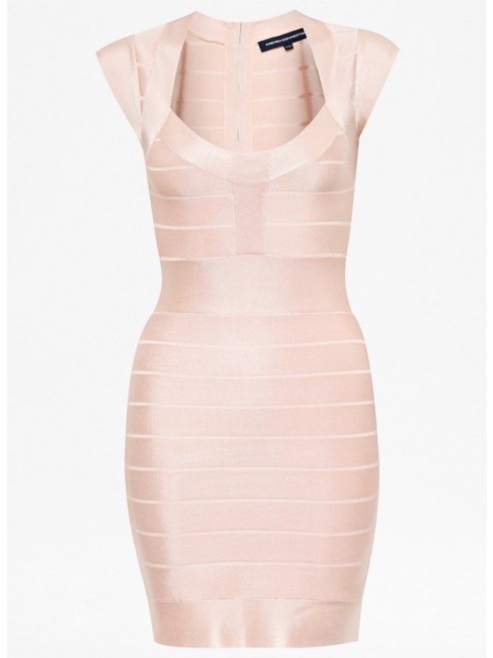 French Connection Blush Bandage Bodycon Dress